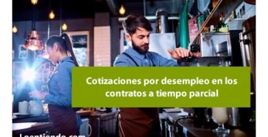 ¿Cómo se cuentan los días cotizados por desempleo en los contratos a tiempo parcial?