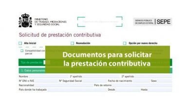 Documentos para solicitar la prestación por desempleo