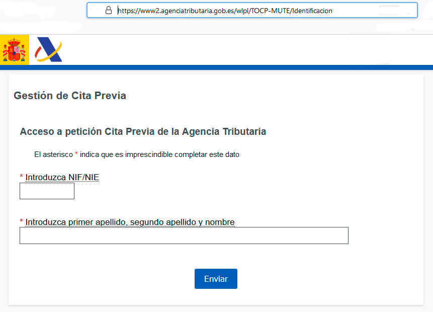 cita previa agencia tributaria